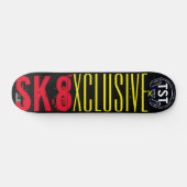 SK8 XCLUSIVE 7 3/4" Skateboarddek Persoonlijk Skateboard (Horizontaal)