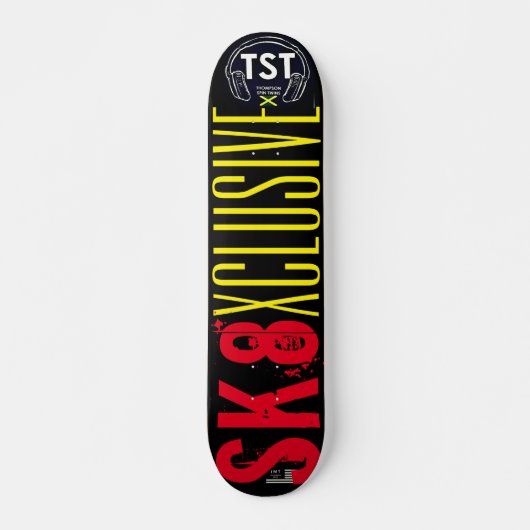SK8 XCLUSIVE 7 3/4" Skateboarddek Persoonlijk Skateboard (Voorkant)