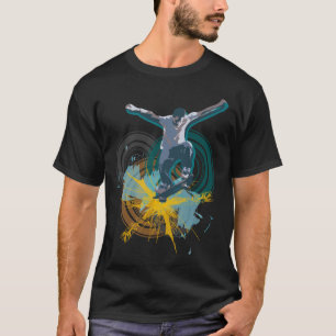 Sk8boarder Mannen Donkere Shirten T-shirt