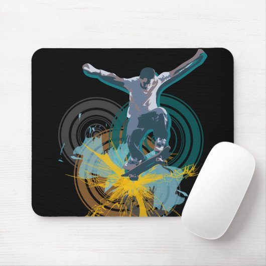 Sk8boarder Mousepad Muismat (Met muis)