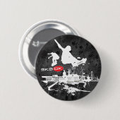 SK8DK Badge Ronde Button 5,7 Cm (Voorkant /achterkant)