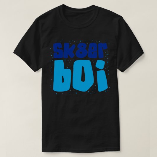SK8ER BOI skaterjongen T-shirt (Design voorkant)