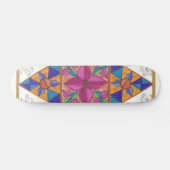Sk8er Geometry Art Sk8Board Skateboard (Horizontaal)