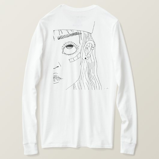 Sk8er Girl T-shirt (Design achterkant)