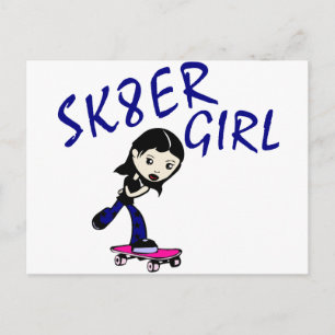 sk8er meisje briefkaart
