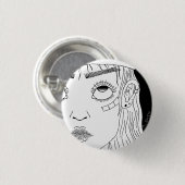 sk8er meisje ronde button 3,2 cm (Voorkant /achterkant)