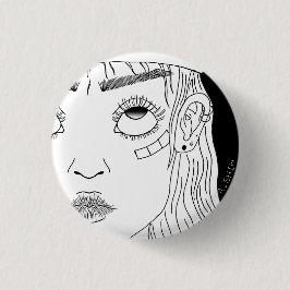 sk8er meisje ronde button 3,2 cm