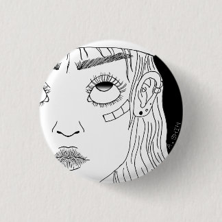 sk8er meisje ronde button 3,2 cm