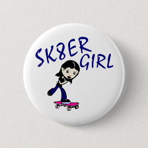 sk8er meisje ronde button 5,7 cm