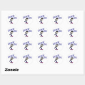 sk8er meisje ronde sticker (Vel)