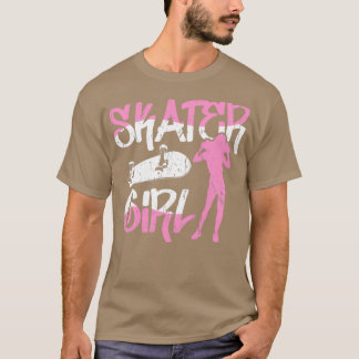 SK8er Skater Girl Skateboard T-shirt