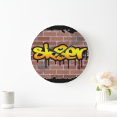 Sk8er Wall Clock Grote Klok (Huis)