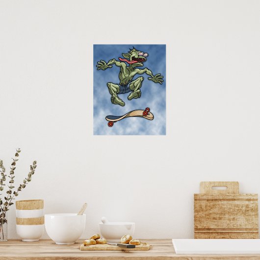 Sk8fish Fred Poster (Keuken)