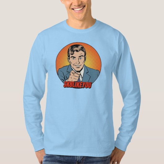 SK8Like You Shuffle T-shirt met lange mouwen - Man (Voorkant)