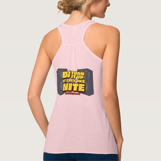 Sk8LikeYou DJ TIU Racer Back Tanks - Dames (Achterkant)