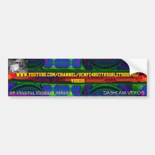 SK8N LLC YOUTUBE WORD OUT BUMPERSTICKER