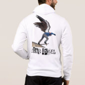 SK8R ANGEL HOODIE (Achterkant)