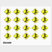 SK8r Xing Ronde Sticker (Vel)