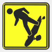 SK8r Xing Vierkante Sticker (Voorkant)