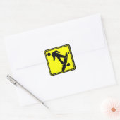SK8r Xing Vierkante Sticker (Envelop)