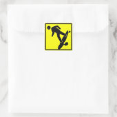 SK8r Xing Vierkante Sticker (Tas)