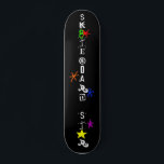 "SK8teboard St*r" Skateboard<br><div class="desc">Het "Sk8teboard St*r" Skateboard is een cool en uniek board voor elke Sk8teboard St*r! Zazzle skateboards komen in 8 verschillende stijlen op lokaal geproduceerde Noord-Amerikaanse esdoorn,  en zijn ontworpen met professionele kwaliteitsnormen die bestand zijn tegen de zwaarste schaatsen! Ontvang gratis grip tape bij je eerste skateboard aankoop!</div>