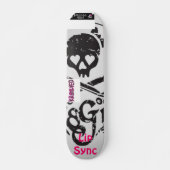 sk8ter, cool, krooked, Lip Sync Skateboard (Voorkant)