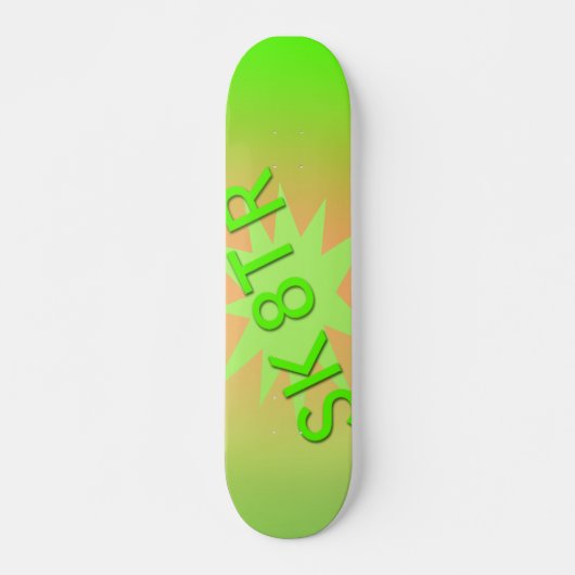 SK8TR Ontworpen Skateboard (Voorkant)