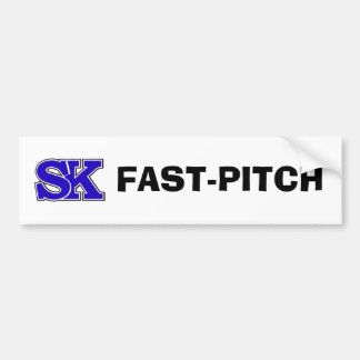 SK FAST-PITCH BUMPERSTICKER