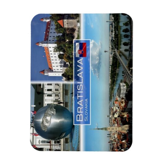 SK Slowakije - Bratislava - Magneet (Verticaal)
