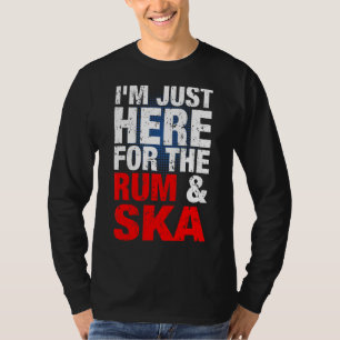 Ska and Rum Music is Life Ska Reggae Punk SCO T-shirt