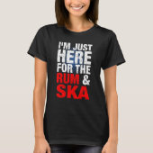 Ska and Rum Music is Life Ska Reggae Punk SCO T-shirt (Voorkant)