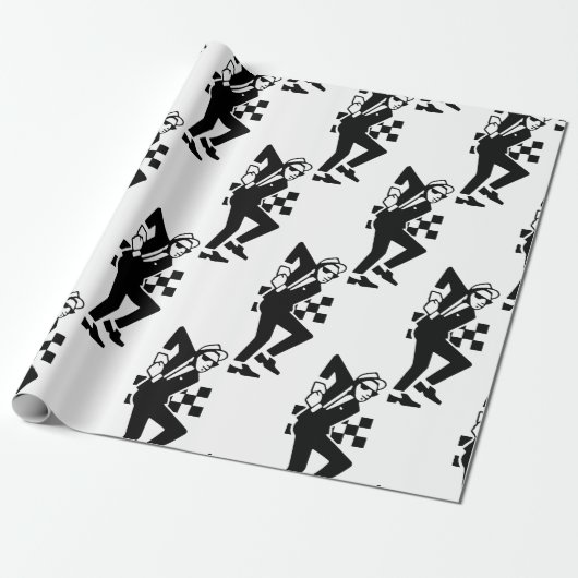 SKA Dancer Cadeaupapier (Uitgerold)