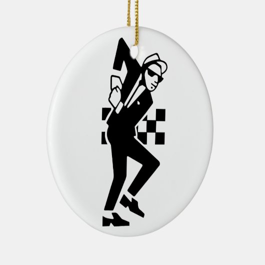 SKA Dancer Keramisch Ornament (Rechts)