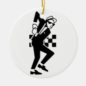 SKA Dancer Keramisch Ornament (Voorkant)