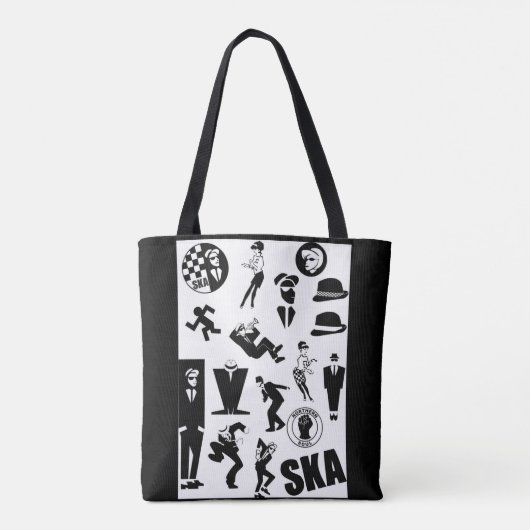 Ska-dans Tote Bag (Achterkant)