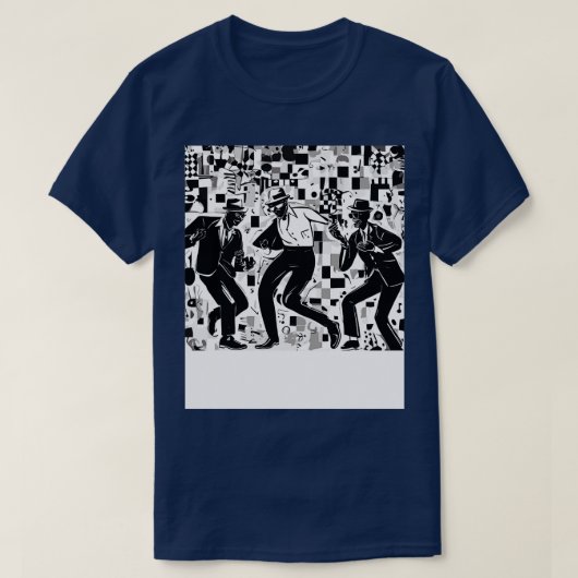 ska dansen twee tonen t-shirt (Design voorkant)