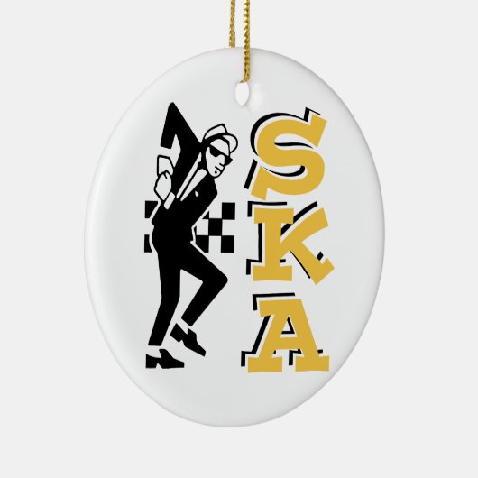 Ska Guy Keramisch Ornament (Rechts)
