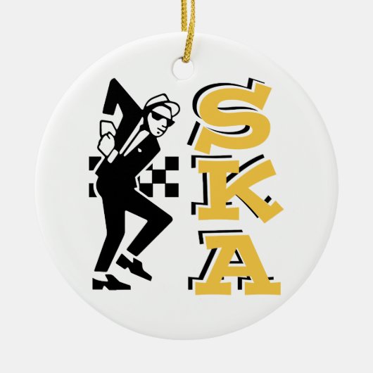 Ska Guy Keramisch Ornament (Voorkant)
