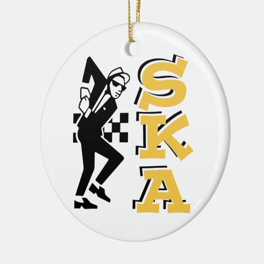 Ska Guy Keramisch Ornament (Links)