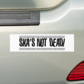 Ska is niet dood. bumpersticker (Op auto)
