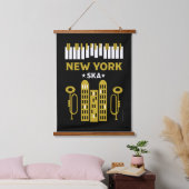 Ska Jazz Hangend Wandkleed (Slaapkamer)