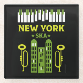 Ska Jazz Muziek Glazen Onderzetter
