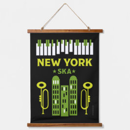 Ska Jazz Muziek Hangend Wandkleed