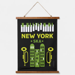 Ska Jazz Muziek Hangend Wandkleed