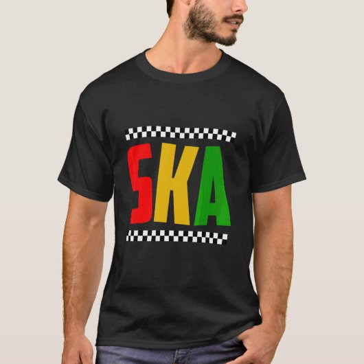 Ska Music is Life Ska Reggae Punk Sco T-shirt (Voorkant)