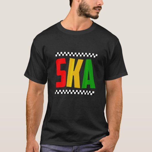 Ska Music is Life Ska Reggae Punk Sco T-shirt (Voorkant)