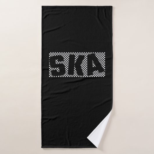 Ska Muster Old School Jazz Musikstil Badhanddoek (Badhanddoek)