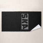 Ska Muster Old School Jazz Musikstil Badhanddoek (Badhanddoek)