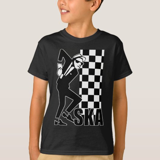 Ska Muziek T-Ska Muziek is het leven Ska Reggae T-shirt (Voorkant)